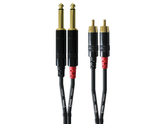 Аксессуар Cordial CFU 1.5 PC RCA - Jack 6.3mm 1.5m Black