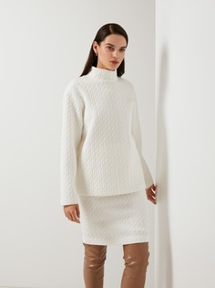 Джемпер из фактурного трикотажа (46) Elis