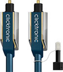 Кабель Clicktronic Toslink/Toslink с/адапт 3м (70569)