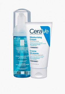 Набор для ухода за лицом CeraVe Увлажняющий крем CeraVe, 50 мл + Мицеллярная пенка La Roche-Posay, 50 мл В ПОДАРОК