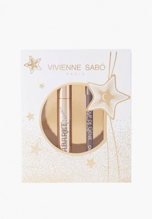 Набор для макияжа глаз Vivienne Sabo Подарочный, Тушь "Cabaret premiere" тон 01 + Карандаш для бровей "Coup de Genie" тон 001