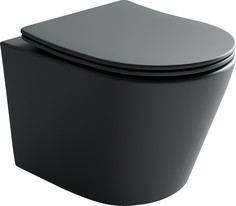 Подвесной безободковый унитаз с сиденьем микролифт Ceramica Nova Balearica CN6000MDH