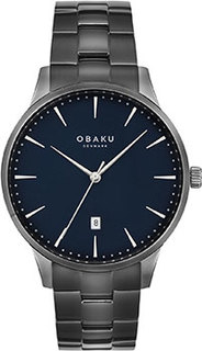 fashion наручные мужские часы Obaku V247XDULSU. Коллекция Links