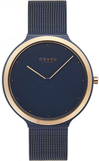 fashion наручные женские часы Obaku V269LXSLML. Коллекция Mesh