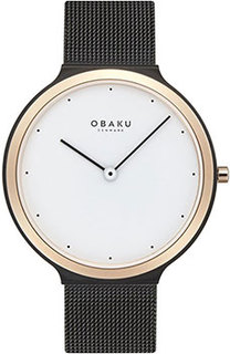 fashion наручные мужские часы Obaku V269GXMWMB. Коллекция Mesh