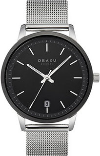 fashion наручные мужские часы Obaku V270GDABMC. Коллекция Salvie