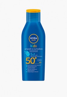 Лосьон для тела Nivea солнцезащитный для детей "Играй и купайся 50+", 100 мл