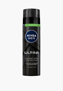 Гель для бритья Nivea Men Черный ULTRA, 200 мл