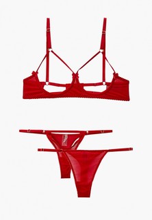 Бюстгальтер и трусы 2 шт. Yanchevskaya OPEN VALENTINE red