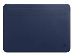 Чехол Wiwu для APPLE Macbook 14.2 2021 Skin New Pro 2 Leather Sleeve Blue 6936686401524