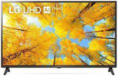 Телевизор LG 43" 43UQ75006LF.ARUB черный