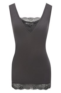 Топ из хлопка и шелка Max&Moi