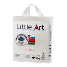 Подгузники детские Little Art s 4-6 кг, 84 шт