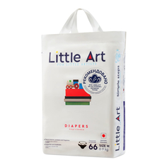 Подгузники детские Little Art m 6-9 кг, 66 шт