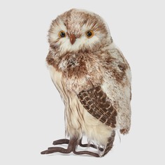 Сова James arts коричневая, 19х18х35 см