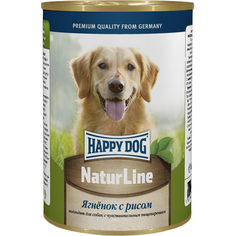 Корм для собак Happy dog Natur Line Ягненок с рисом 410 г