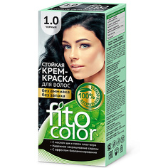 Краска для волос FITO КОСМЕТИК Стойкая крем-краска для волос серии "Fitocolor", тон 1.0 черный