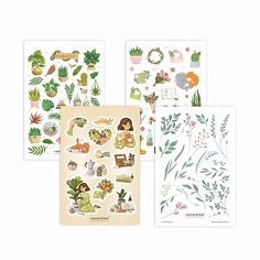Набор наклеек REMARKLEE Набор стикеров Весенний
