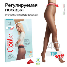 CONTE ELEGANT Колготки женские TOP SOFT 40 den р.2, bronz