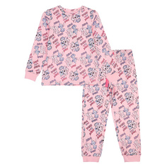 PLAYTODAY Пижама трикотажная для девочек Лило и Стич розовая