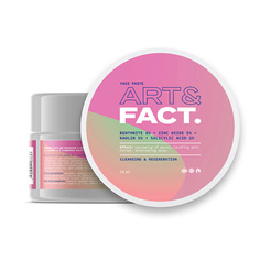 ART&FACT Очищающая паста для проблемной и жирной кожи для борьбы с воспалениями, прыщами и акне