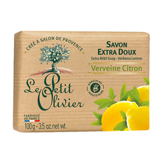 Средства для ванной и душа LE PETIT OLIVIER Мыло экстра нежное питательное Вербена-Лимон
