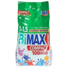 Стиральный порошок BiMAX, 3 кг, автомат, 100 пятен