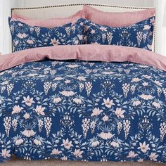 Постельное белье евростандарт, простыня 220х240 см, 2 наволочки 70х70 см, пододеяльник 200х220 см, Cleo, сатин, коллекция Satin Lux, 30/639-SL