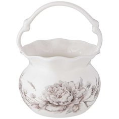 Подставка для чайных ложек, фарфор, Lefard, Белый цветок, 415-2121