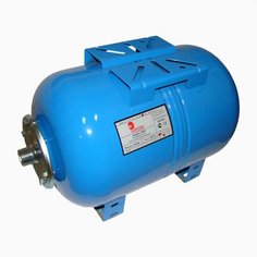 Гидроаккумулятор для насоса, сталь, 1"х495 мм, 100 л, 10 бар, 1.5 атм, горизонтальный, синий, Wester, WAO100, 0.73 м, WAO100