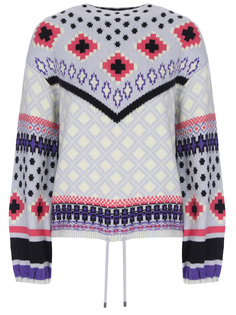 Джемпер вязаный с узором Bogner