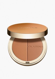 Бронзатор Clarins двойной, с атласным эффектом