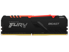 Модуль памяти Kingston Fury Beast RGB DDR4 3600MH CL18 DIMM 16Gb KF436C18BBA/16