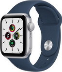 Умные часы Apple Watch SE GPS 40mm (MKNY3LL/A) Silver Alum/Abyss Blue Sport