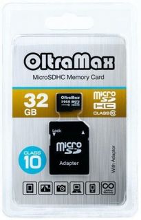 Карта памяти 32GB OltraMax OM032GCSDHC10-AD