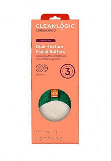 Спонж для очищения лица Cleanlogic для чувствительной кожи, 3 шт.