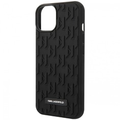 Чехол Karl Lagerfeld 3D Monogram для iPhone 14 Plus, чёрный