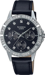 Японские наручные женские часы Casio SHE-3517L-1AUEF. Коллекция Sheen