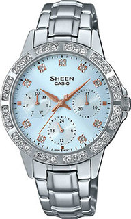 Японские наручные женские часы Casio SHE-3517D-2AUEF. Коллекция Sheen
