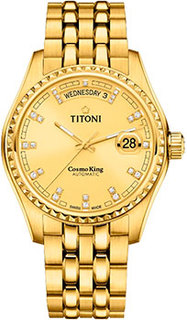 Швейцарские наручные мужские часы Titoni 797-G-306. Коллекция Cosmo