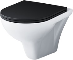 Подвесной безободковый унитаз с сиденьем микролифт Am.Pm Gem C901700SCmb Am.Pm.