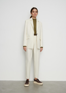 Брюки со стрелками NICEONE [Молочный, L]