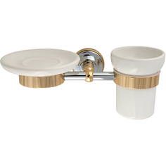 Стакан для зубных щеток с мыльницей Migliore