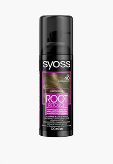 Спрей для волос Syoss Root Retouch, тон Каштановый, 120 мл