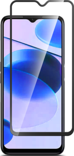 Стекло защитное Realme C35 Черная рамка