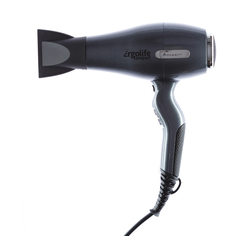Фен Dewal ErgoLife Compact графит, 2000 Вт, ионизация, 2 насадки