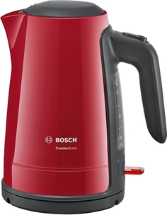 Чайник электрический Bosch TWK6A014 1.7л. 2400Вт красный