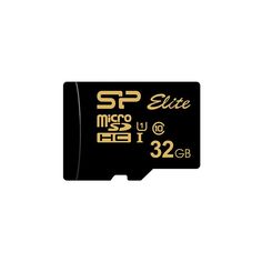 Карта памяти microSD 32GB Silicon Power Elite Gold microSDHC Class 10 UHS-I U1 85Mb/s (SD адаптер)