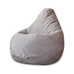 Кресло мешок Dreambag Тиффани xl серый 125x85