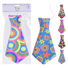 Галстуки и бабочки карнавальные галстук 3шт 30х14,5см дизайн в асс-те Koopman